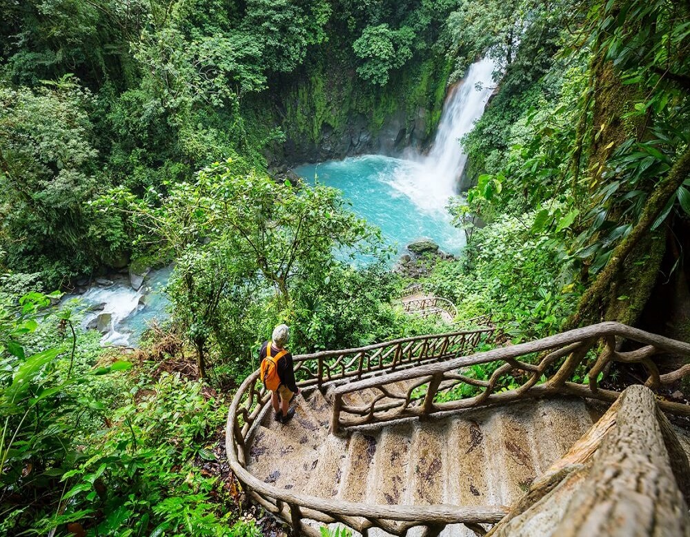 Natuur waterval Costa Rica